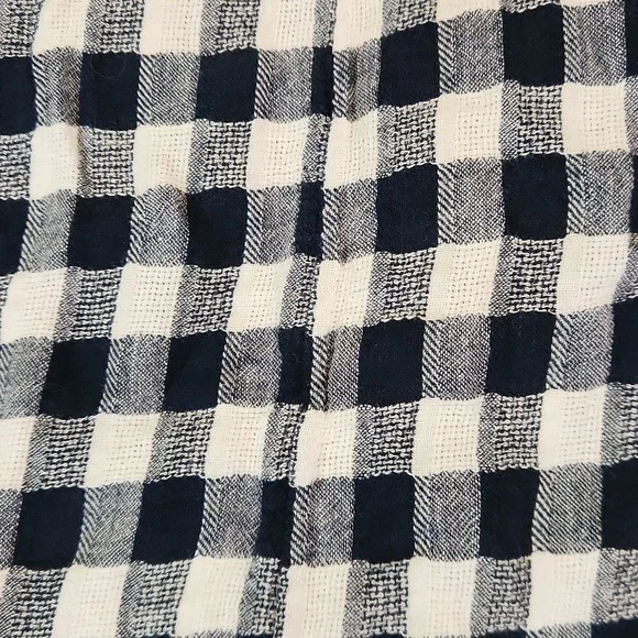 Time And Tru Navy Blue Check Tank Top - Picture 2 of 4